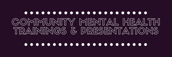 Community mental health trainings